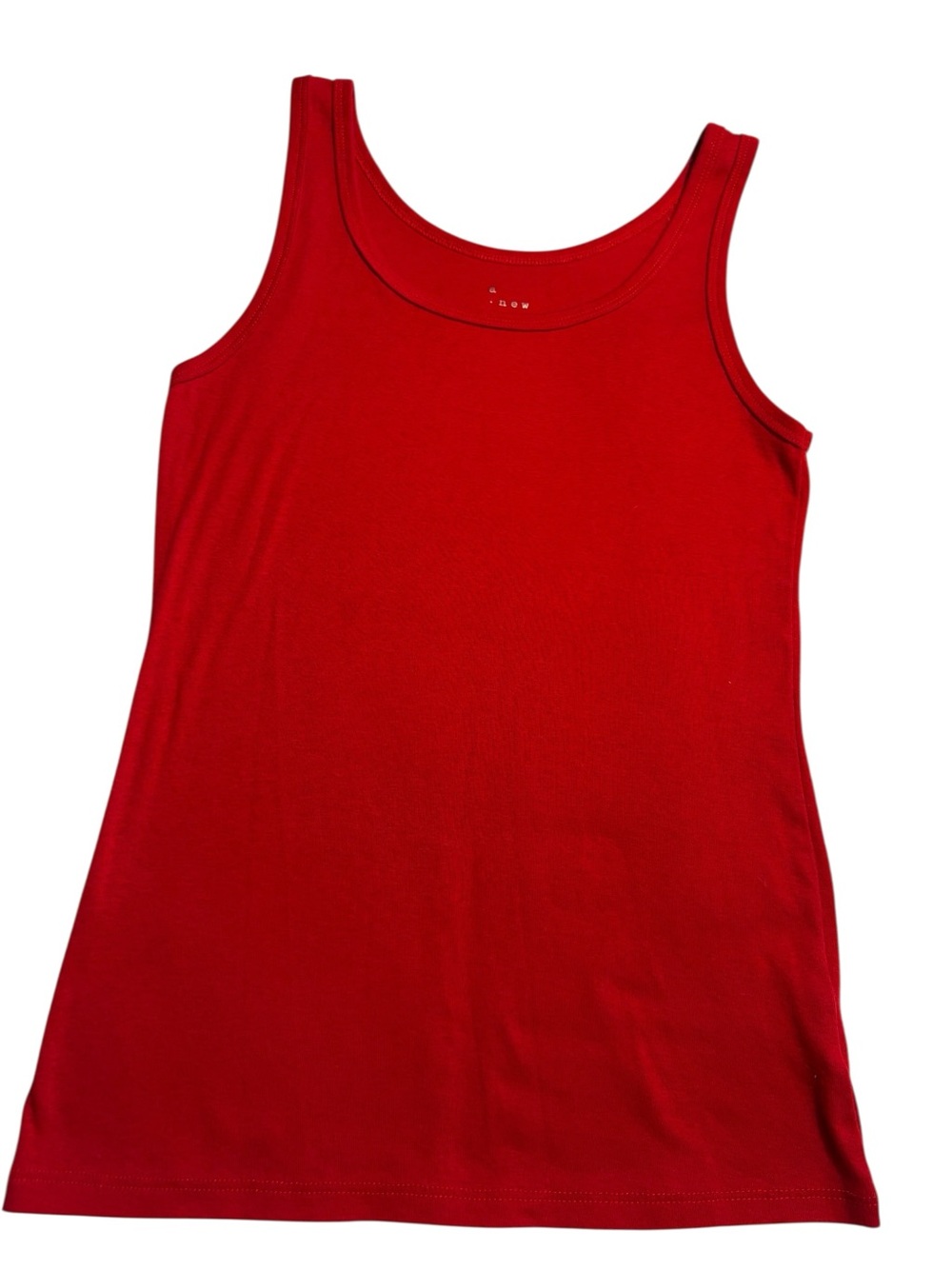 A New Day SET 3 Tank Tops Small Pink, Teal, Red - 3-Pack Bundle Cotton Stretchy - Picture 13 of 16